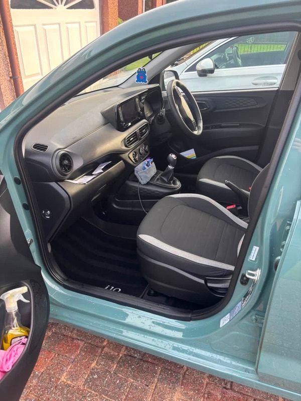 Front cabin and dashboard after detailing
